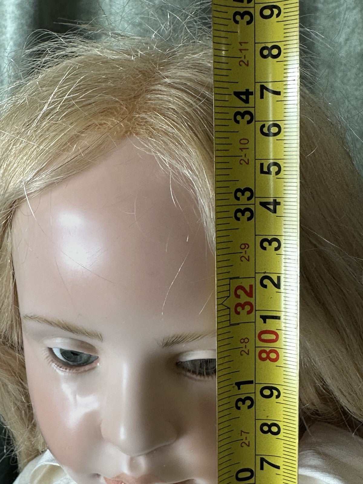 Artist Hildegard Gunzel Wax Over Porcelain Portrait 34” Doll