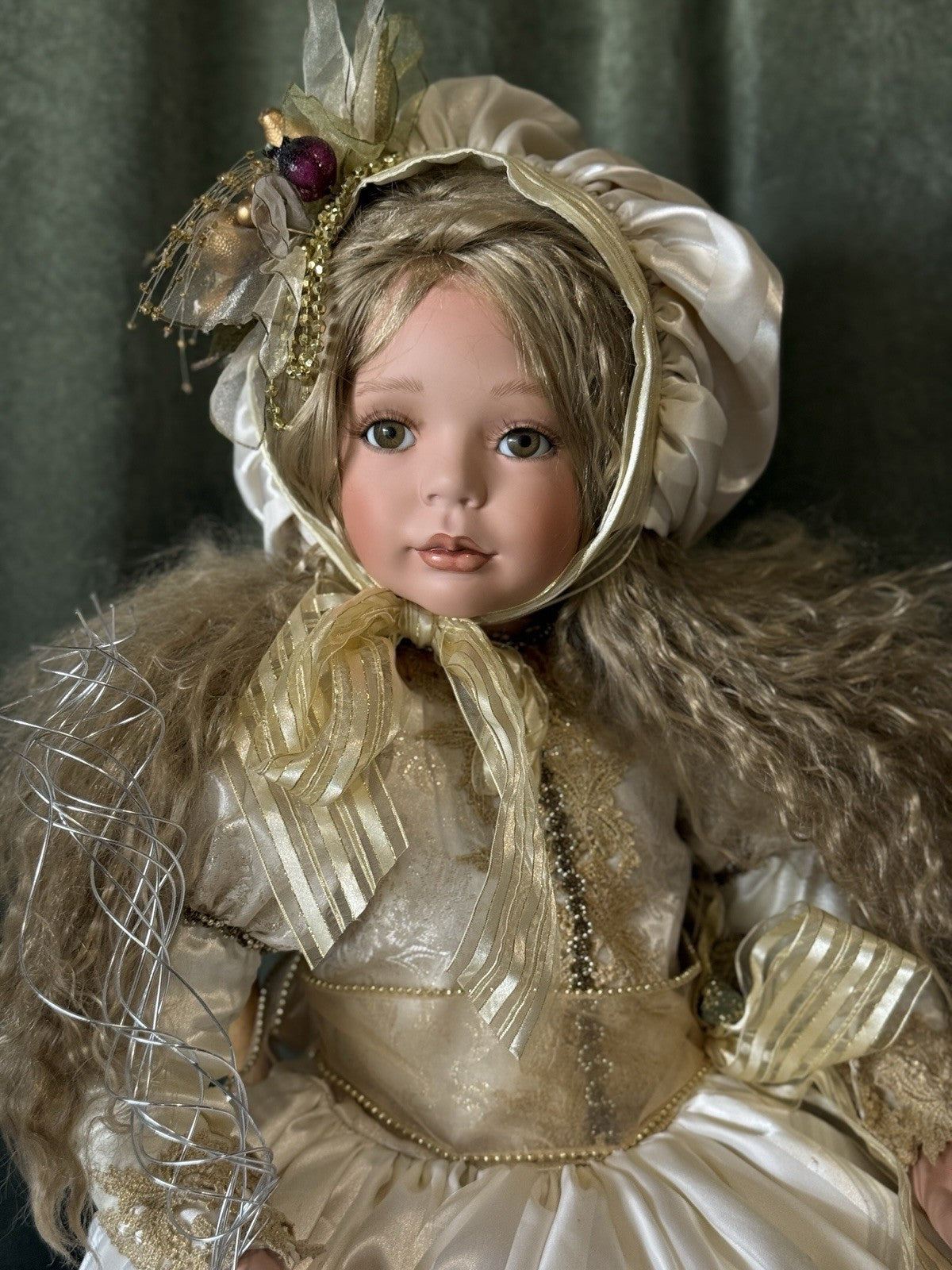 Huge Original 42” Porcelain Doll “Dienna” by Donna Rubert LE 400