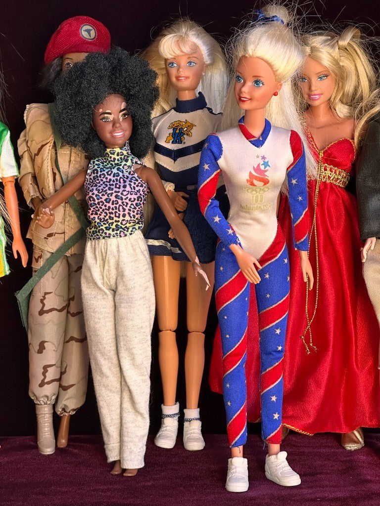 Lot of 17 Vintage Mattel Babrbie and Friends Dolls As Is