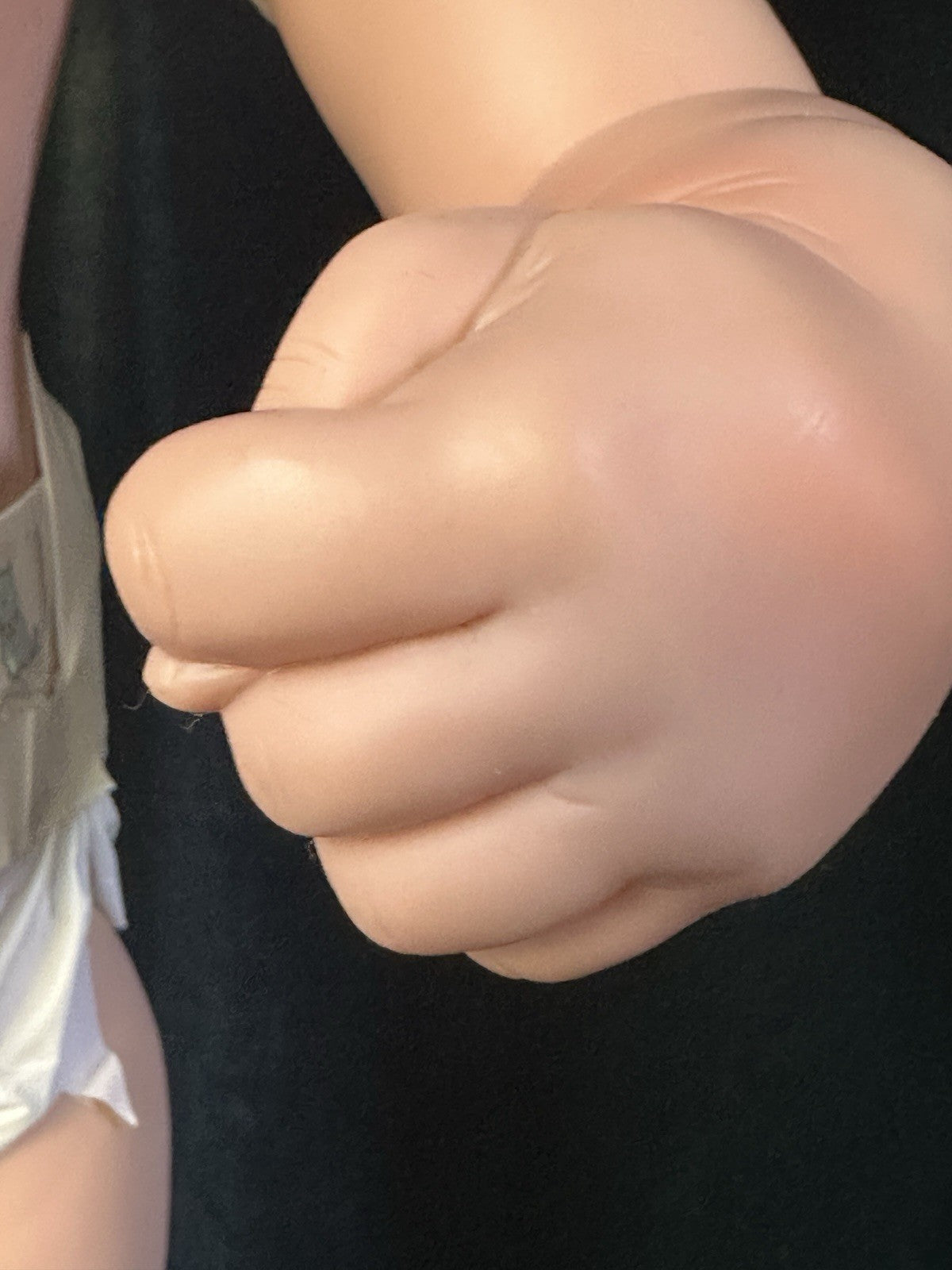 Collectible Vinyl Baby Girl Doll by Fayzah Spanos 24”