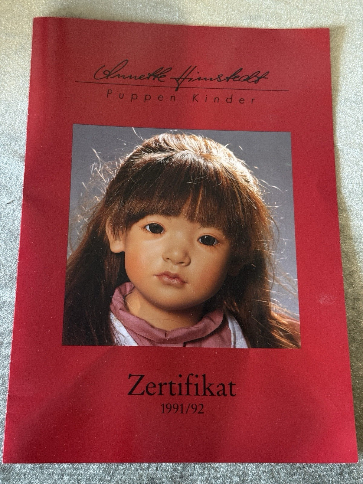 Collectible Vinyl Annette Himstedt 25” Neblina Doll Box/COA
