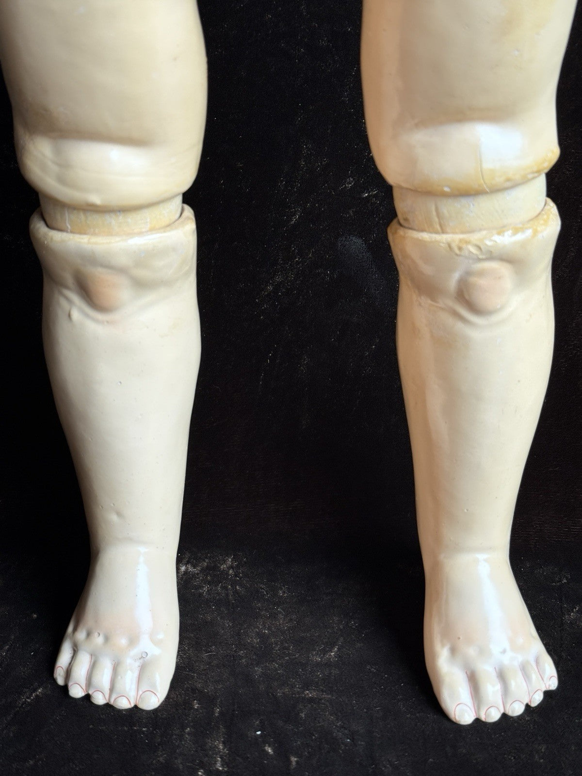Large Antique German 34” Armand Marseille Bisque Head Doll