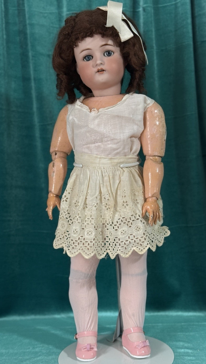 Antique German Cuno Otto Dressel Mold 1912 Bisque Head 22” Doll