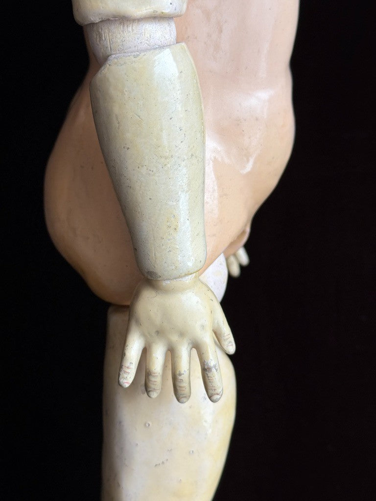 Antique German 22.5” Simon Halbig Baby Blanche Bisque Head Doll