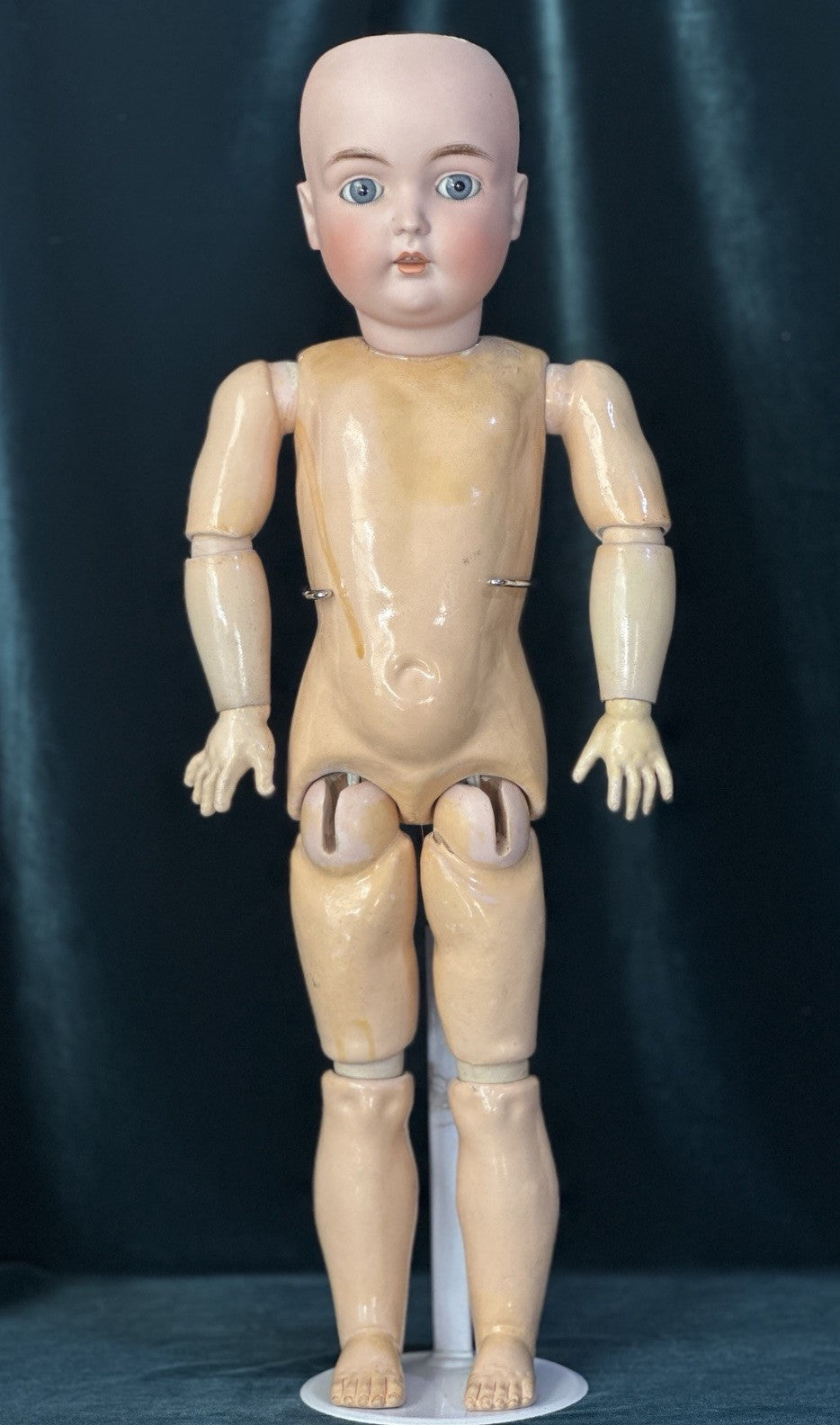 Antique JDK Kestner Mold 171 21” Doll Bisque Head Stamped Composition Body