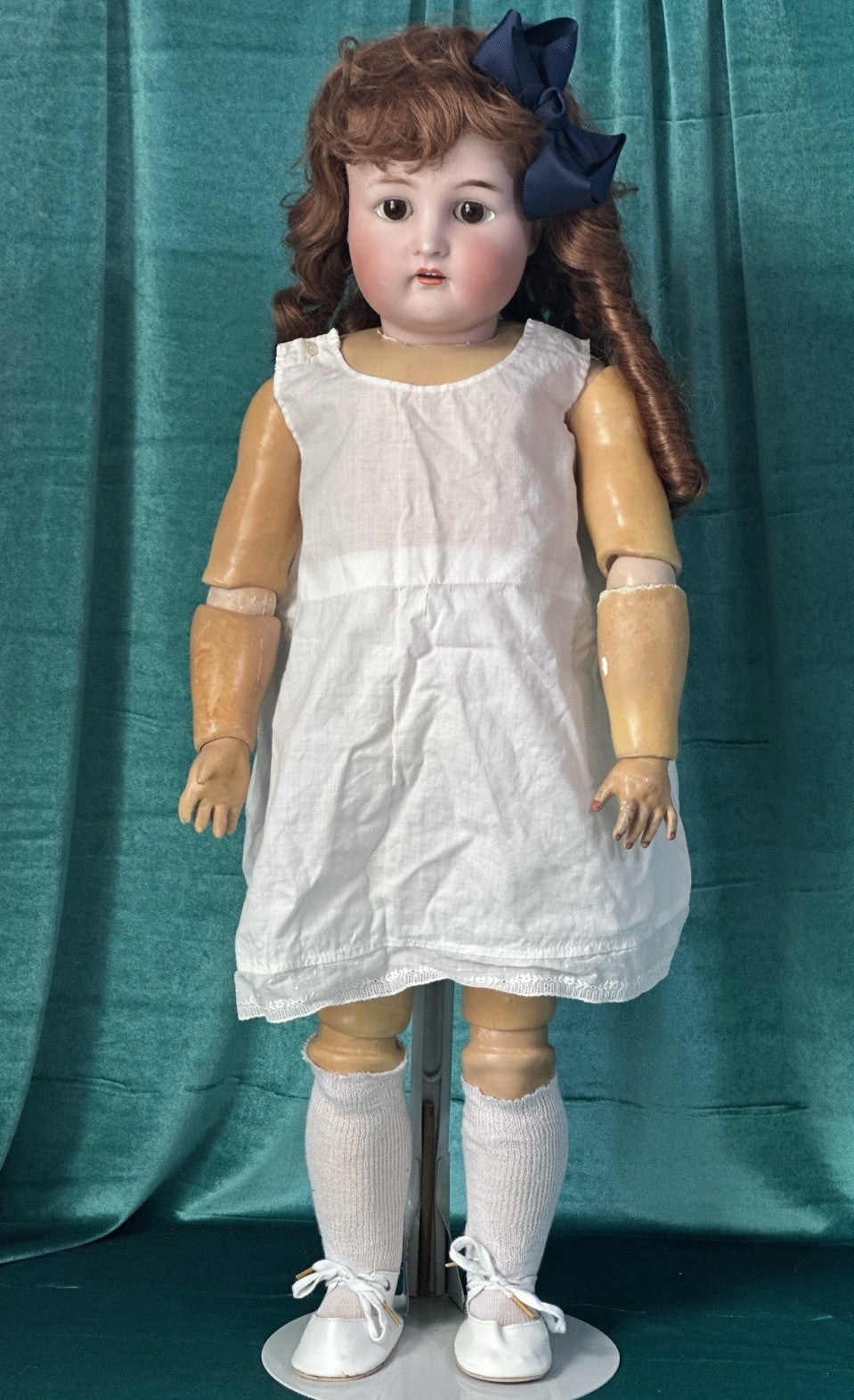 Antique German Kammer & Reinhardt Simon Halbig 28” Doll Bisque Head Comp Body