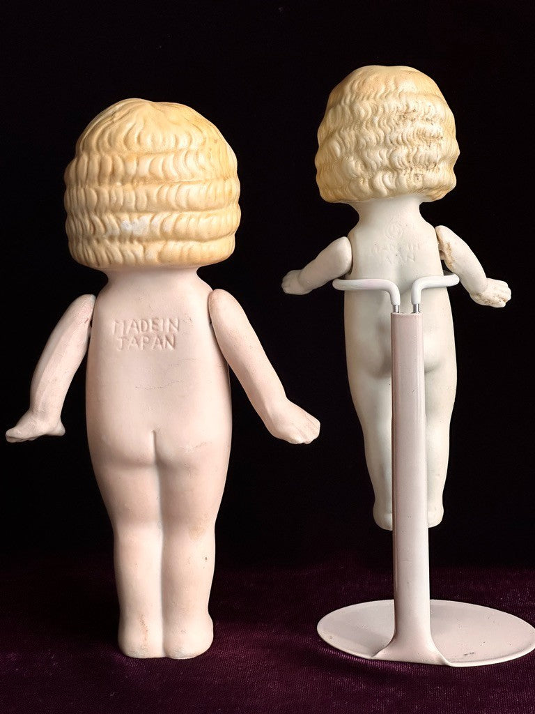 Lot of 5 Antique All Bisque Frozen Charlotte Dolls Made in Japan