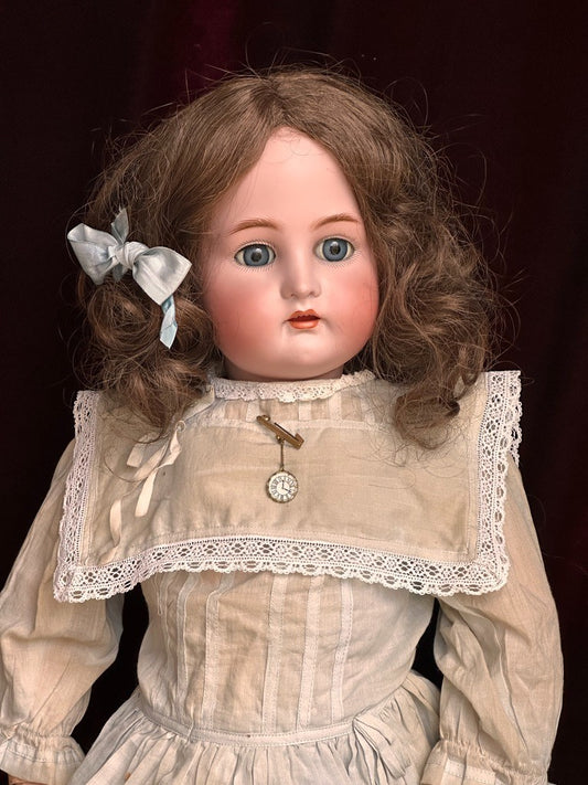 Large Antique German 28" Simon & Halbig Kammer & Reinhardt 73 Bisque Head Doll