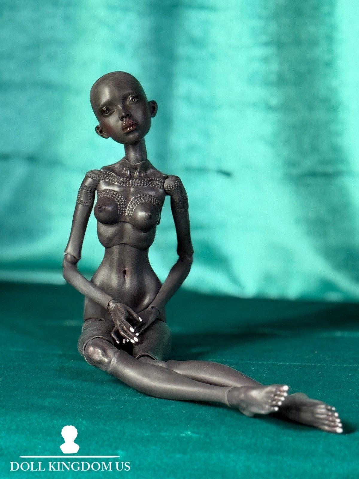 MIB Collectible Female Dark Complexion 13” BJD Resin Sumul Fashion Doll