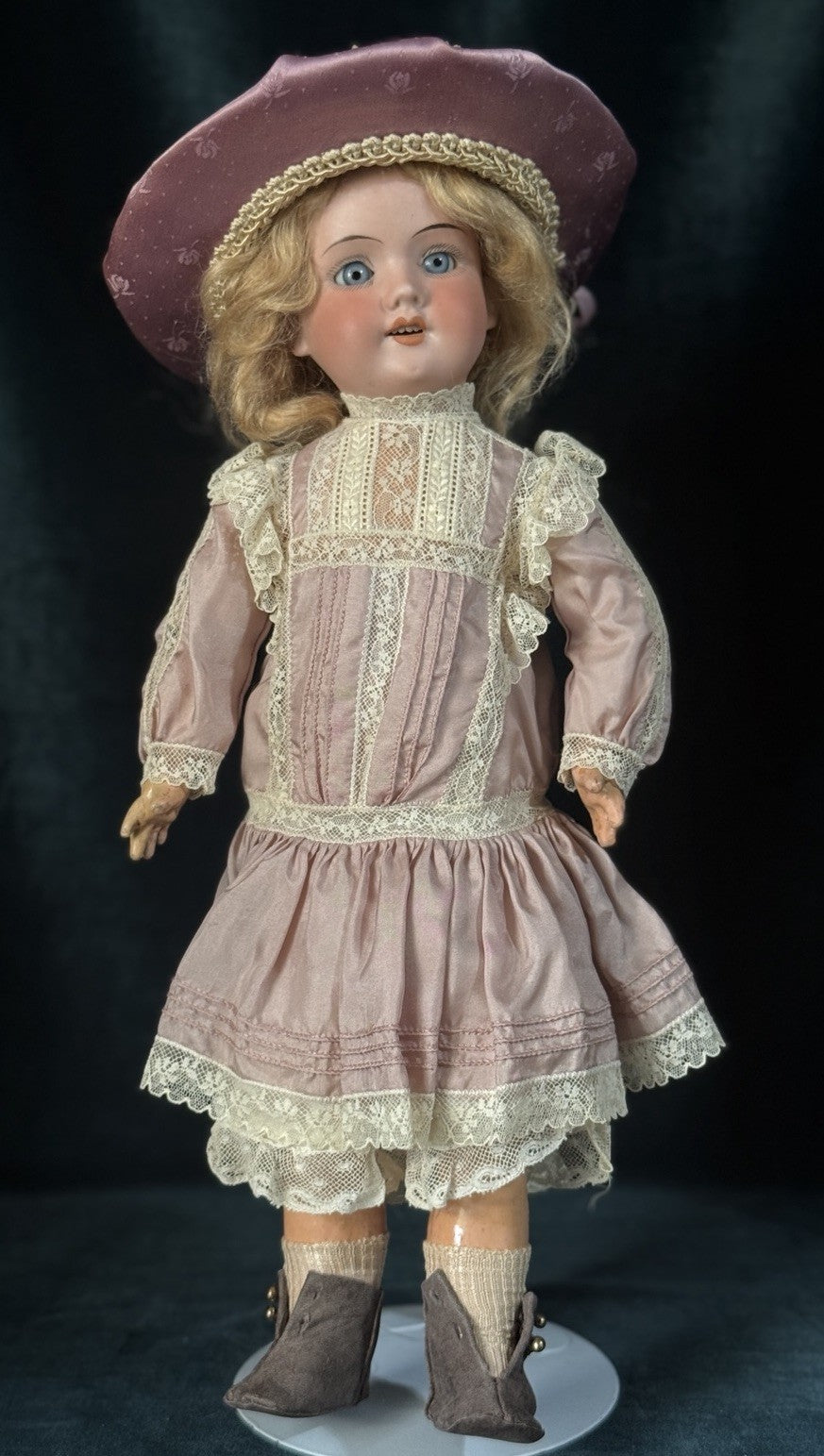 Antique German Armand Marseille DRGM 13.5” Doll Bisque Head Composition Body