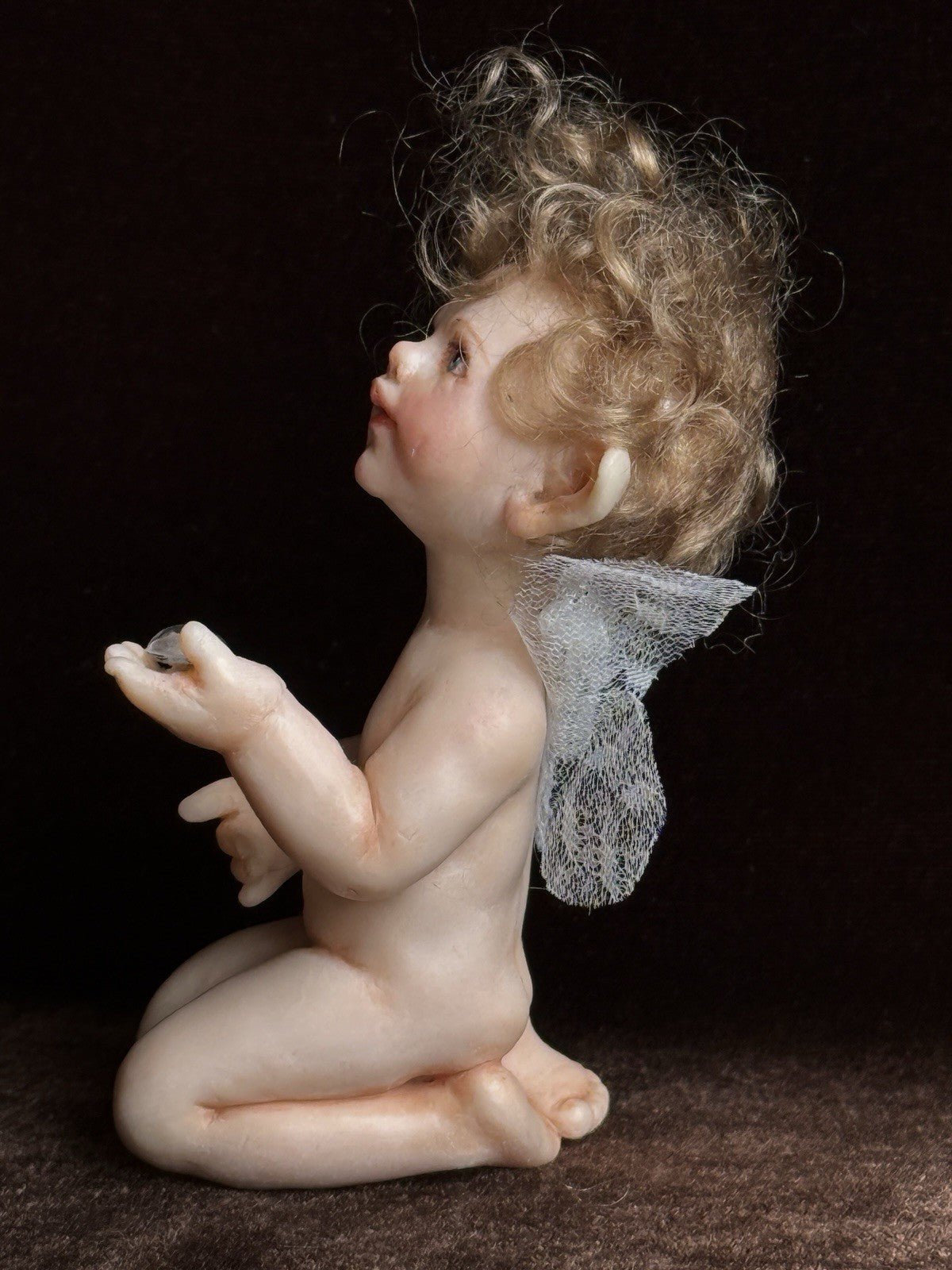 OOAK Miniature Contemporary Artist Polymer Clay Elf Doll