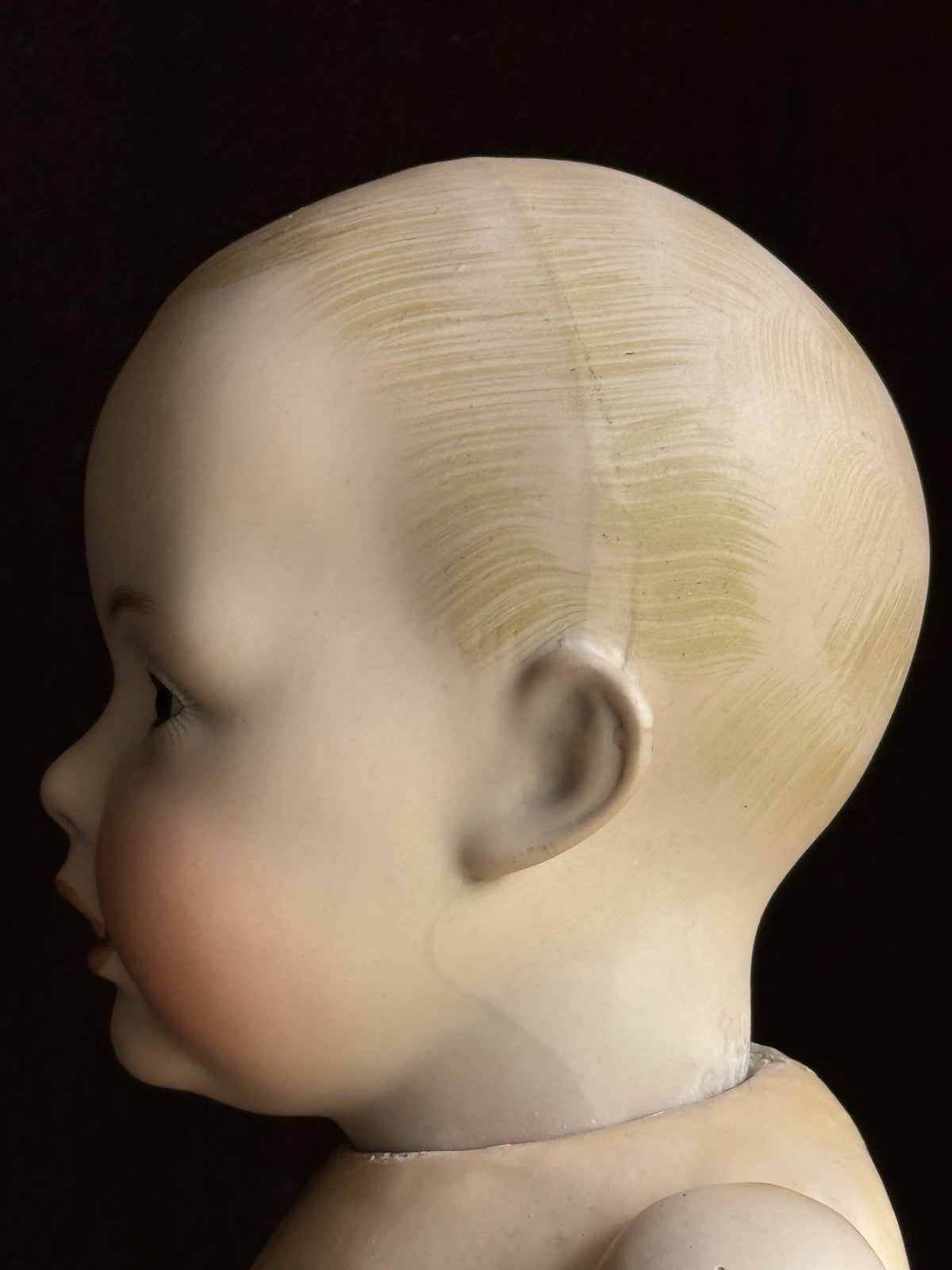 Antique German 12” Kestner JDK Hilda Bisque Head Baby Doll