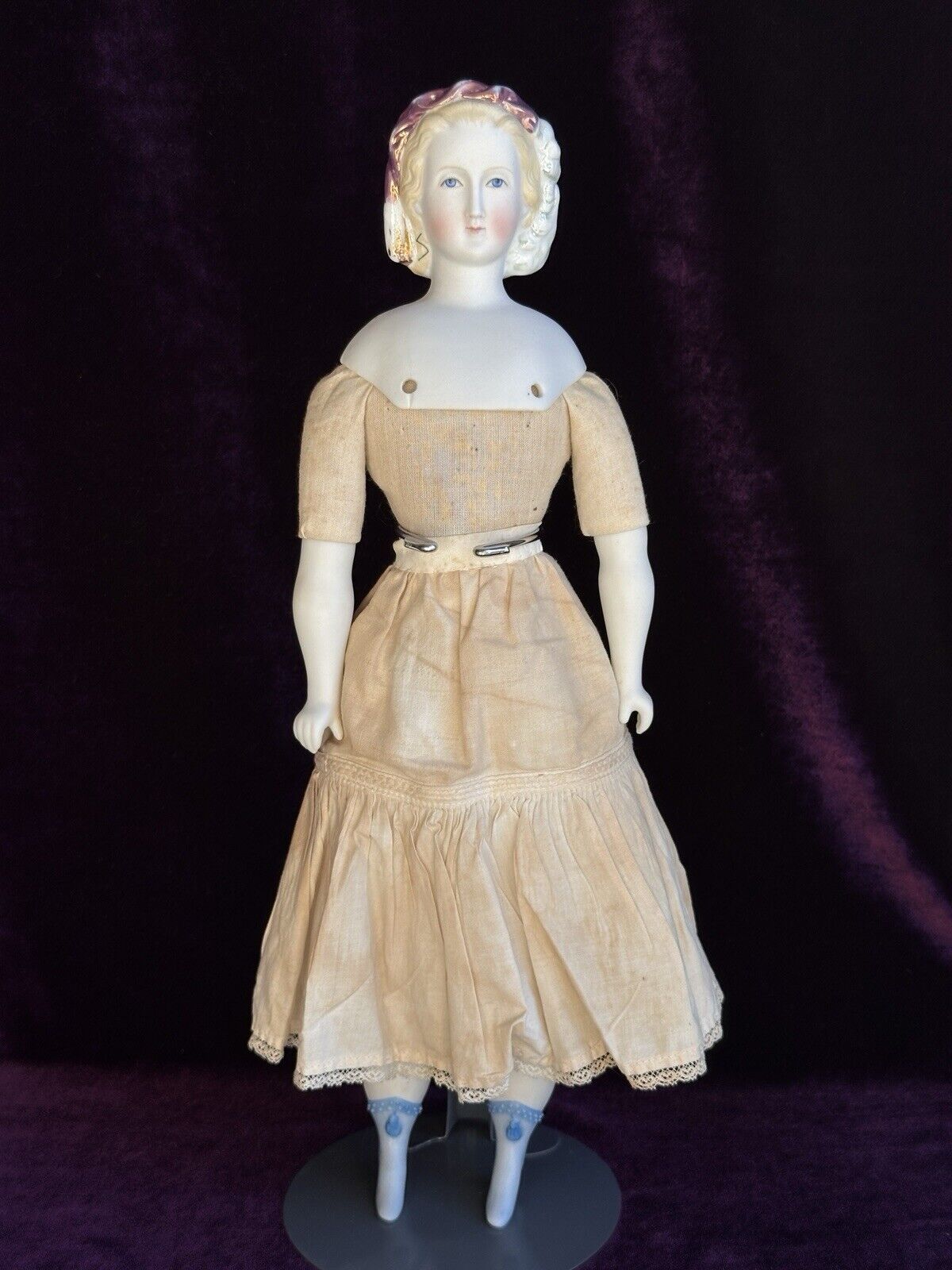 Rare Antique German 14.5” Alt Beck Gottschalck Empress Eugenie Parian China Doll