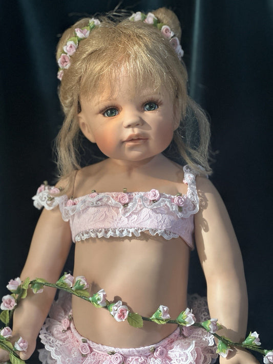 Collectible Porcelain 24” Doll “Ballerina” by Monika Levenig LE 250 COA