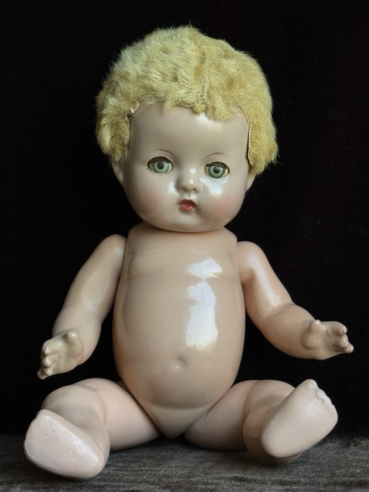 Vintage American 9” Effanbee Patsy Babyette Composition Doll