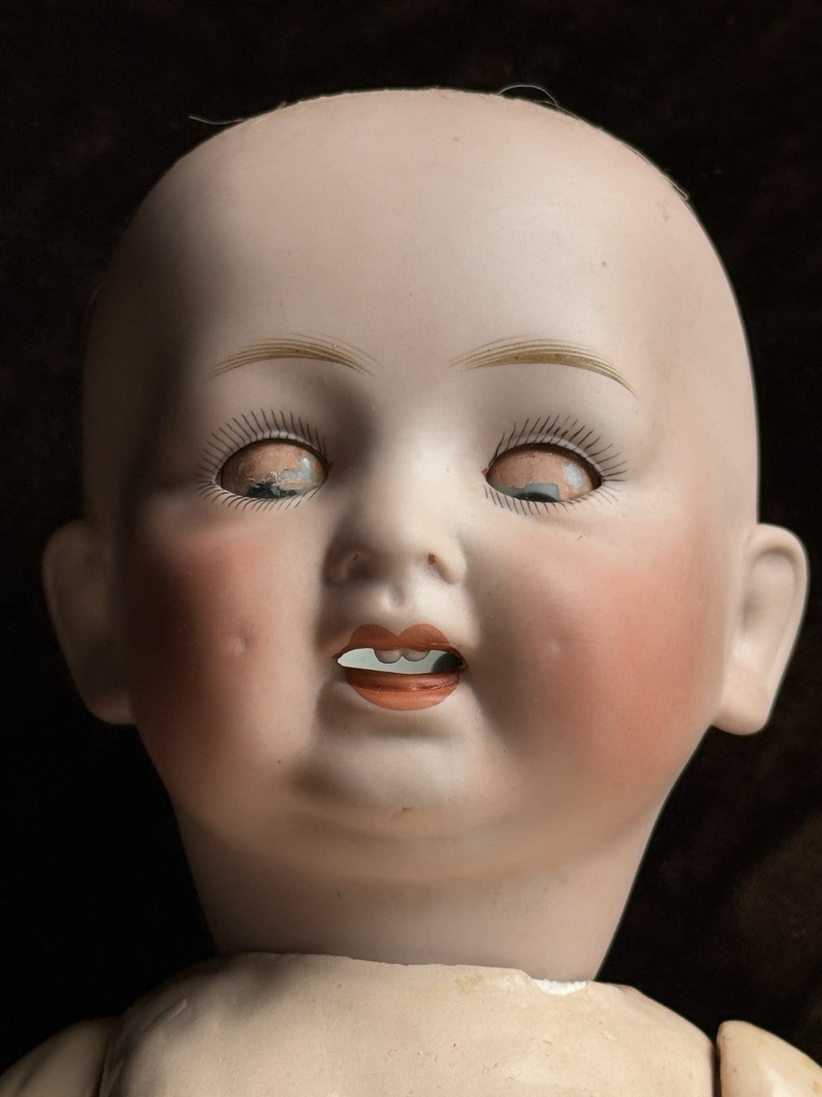 Antique Japan 16” Bisque Head Morimura Brothers Baby Doll