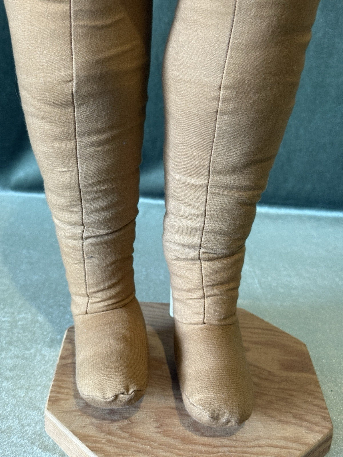 OOAK (?) Handmade Cloth And Papier-mâché Like AA 28” Doll