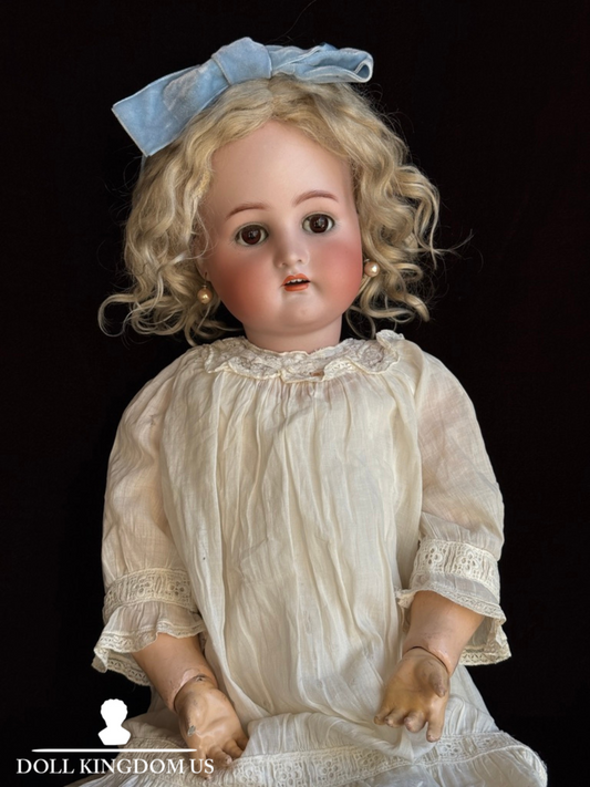 Antique German 28" Simon & Halbig Kammer & Reinhardt Bisque Head Doll