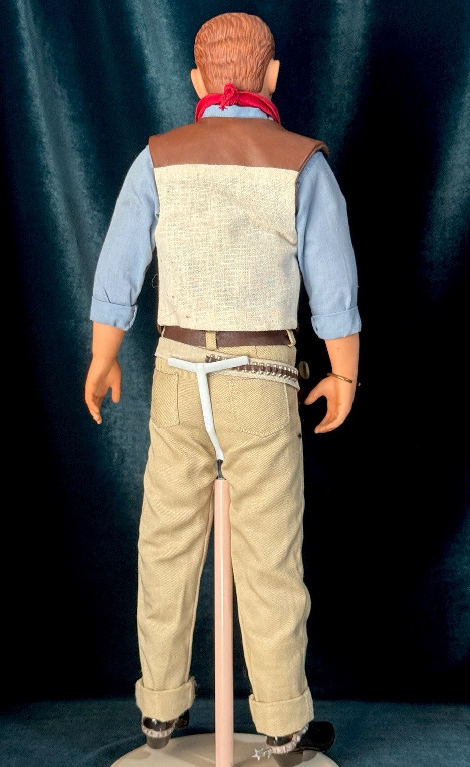 Lot Of 3 Vintage Effanbee/Franklin Mint Legend Series John Wayne Character Dolls
