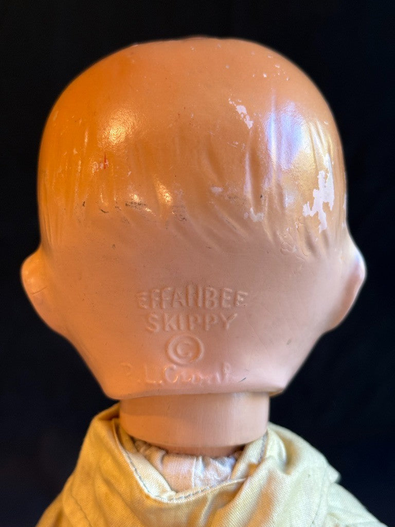 Early Vintage American Effanbee 14.5” Composition Skippy Character Boy Doll