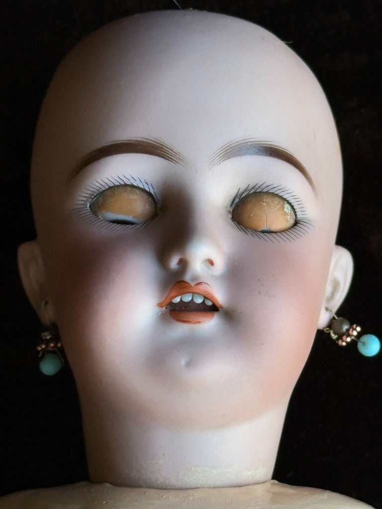Rare Antique German 16” Heinrich Handwerck 189 Bisque Head Doll