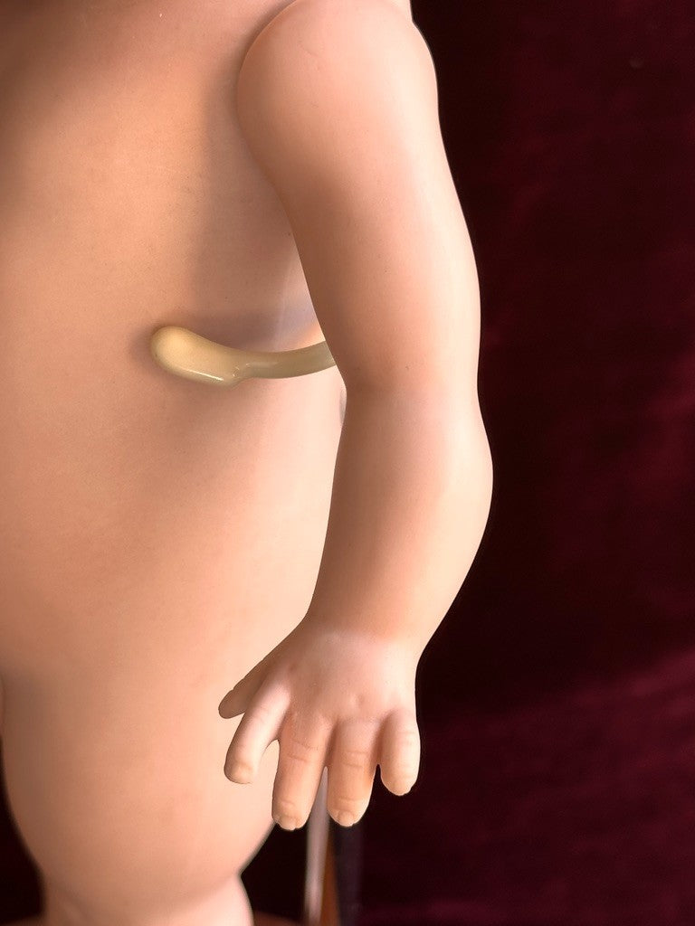 Rare Large 11" Hertel Schwab 222 "Our Fairy" All Bisque Googly Eyes Doll