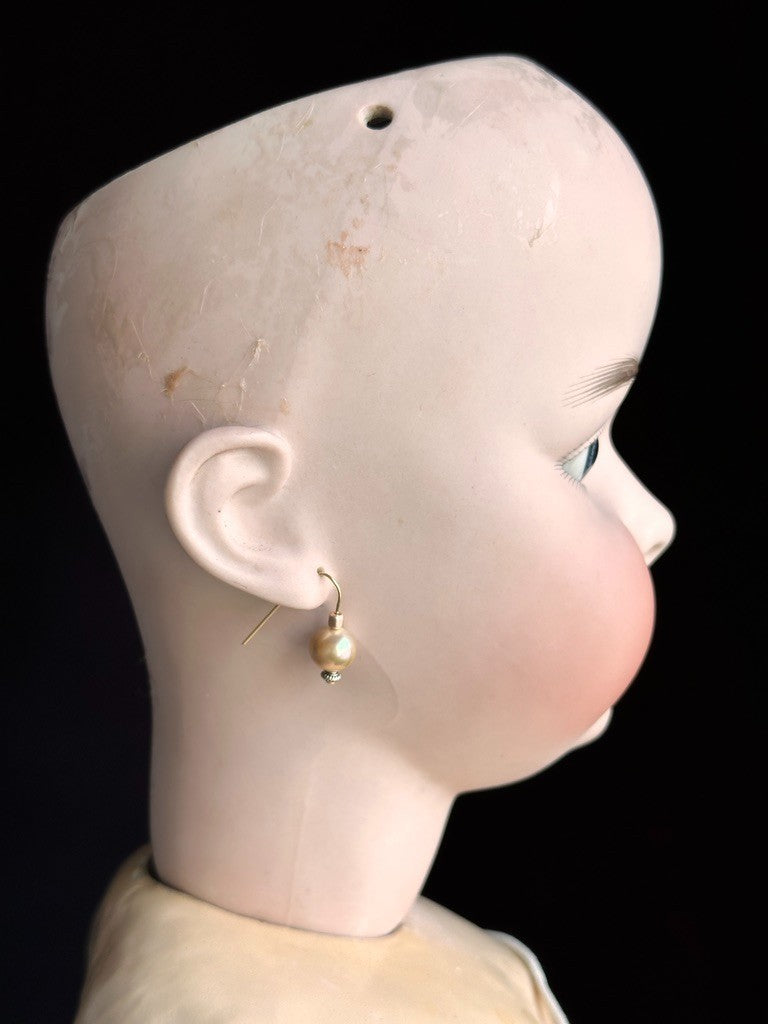 Huge Antique German 36" Franz Schmidt 85 Bisque Head Doll