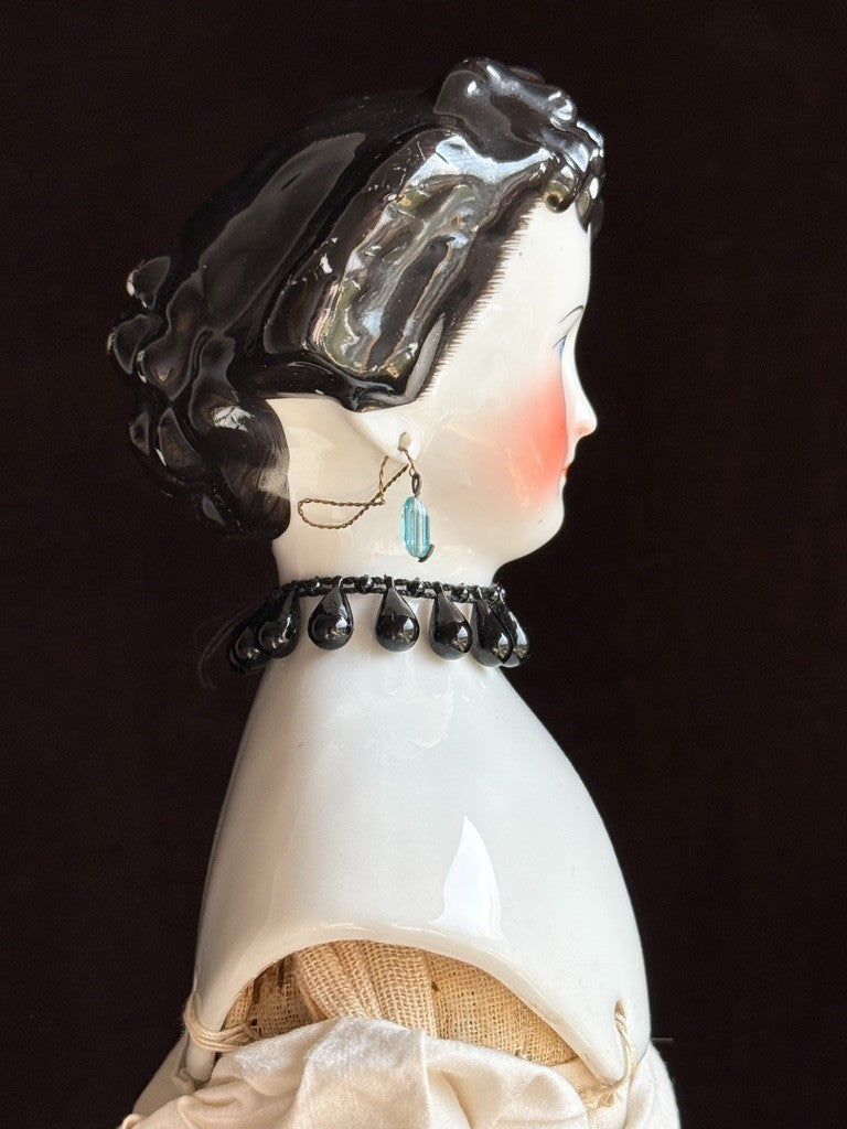 Antique German 18” Countess Dagmar China Head Fashion Doll Milliners Model Body