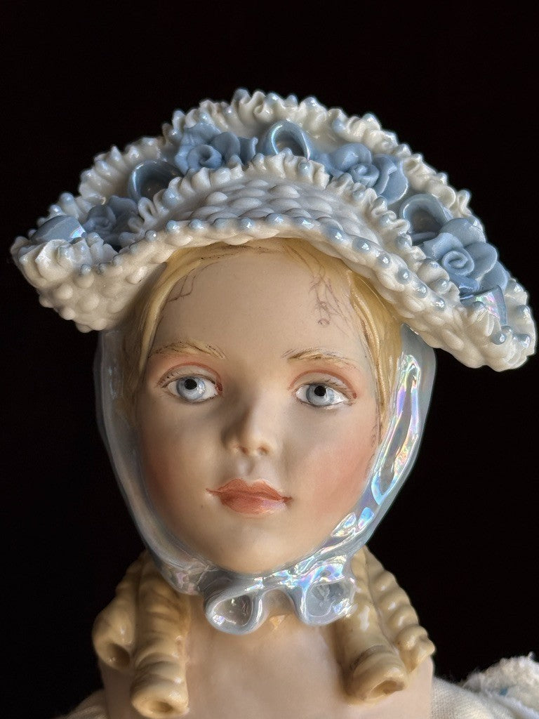 OOAK Collectible 13.5" Kathy Redmond Porcelain Girl Doll