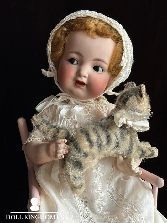 Antique German Kammer & Reinhardt Simon Halbig 126 Bisque Head Flirty Eyes Doll
