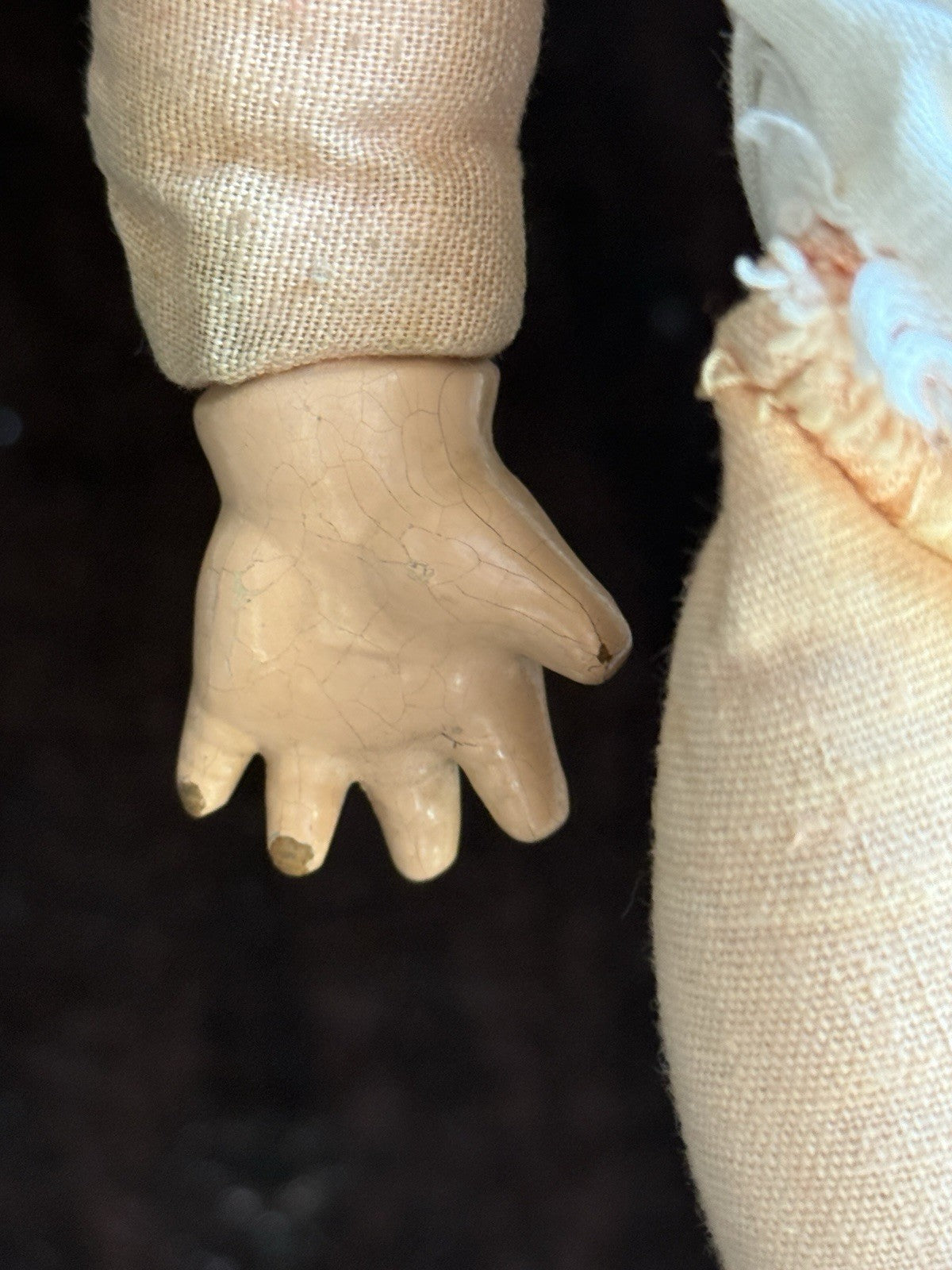 Antique American Effanbee 12.5” Composition Babyette Doll
