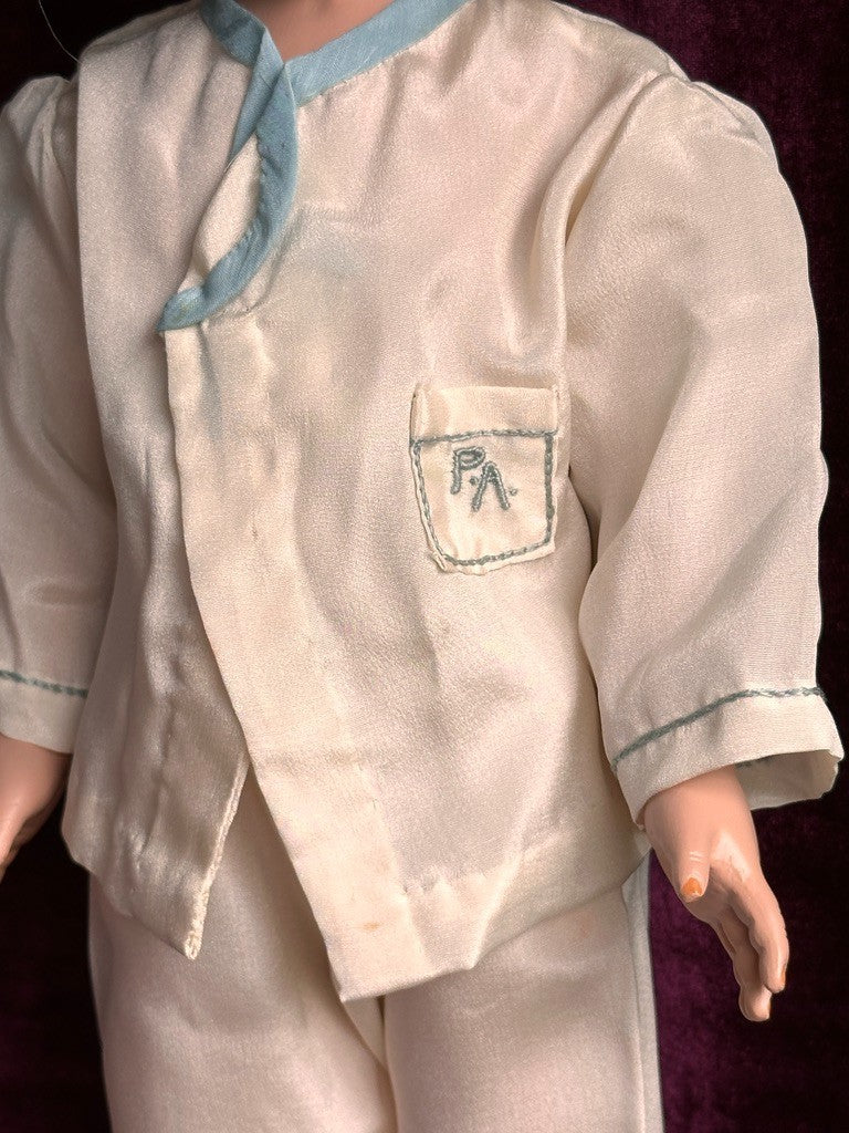 Vintage American  19.5" Composition Dewees Cochran Anne Shirley Effanbee Doll