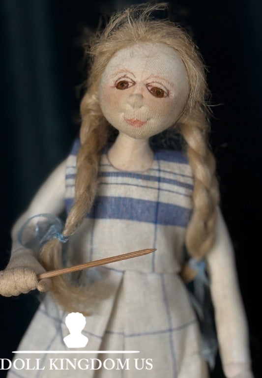 OOAK (?) Artist Handmade 16” Doll “Amateur” By Charlie Patricolo; Tag