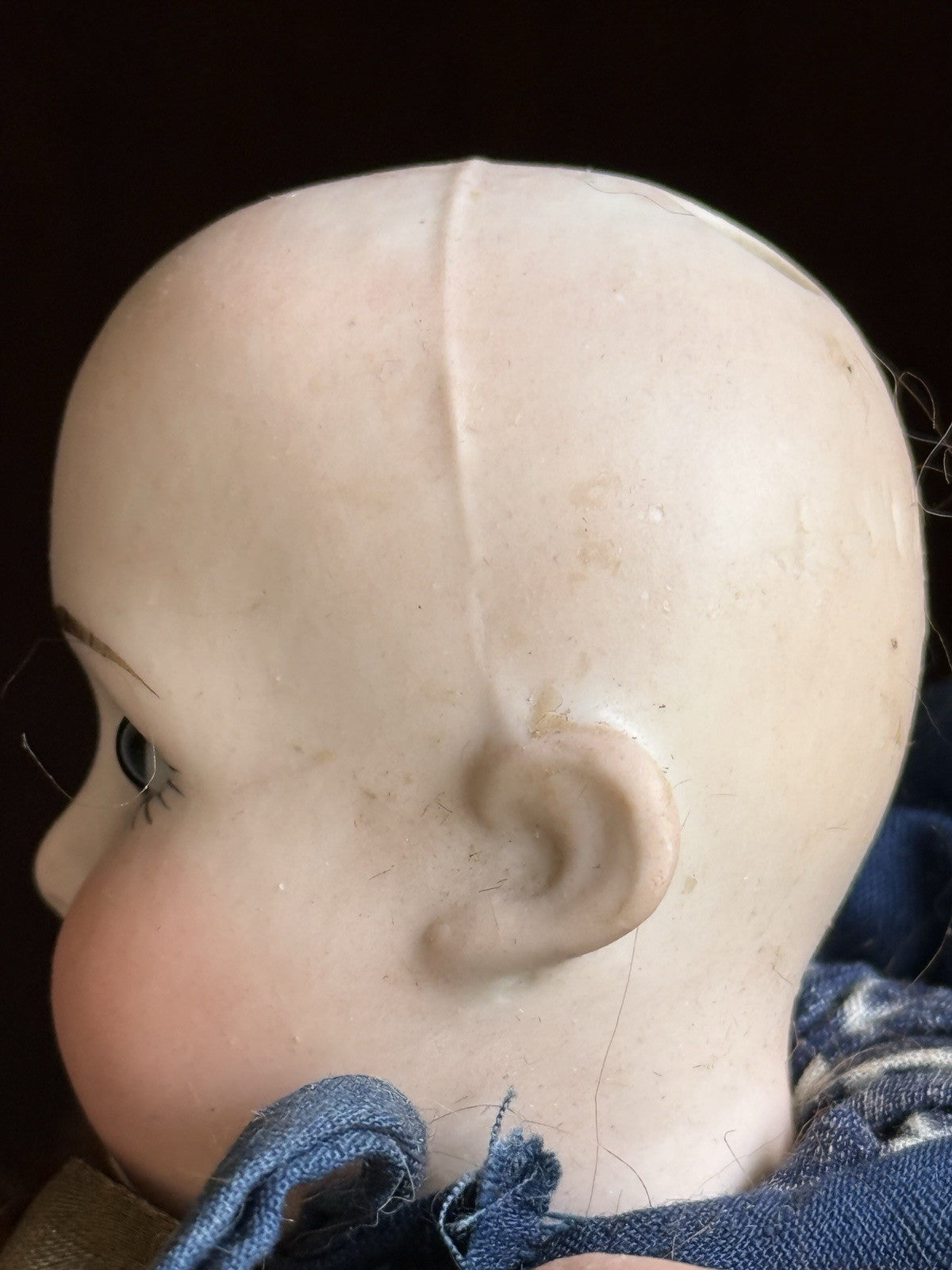 Antique German 11.5” Kestner 154 Bisque Shoulder Head Doll