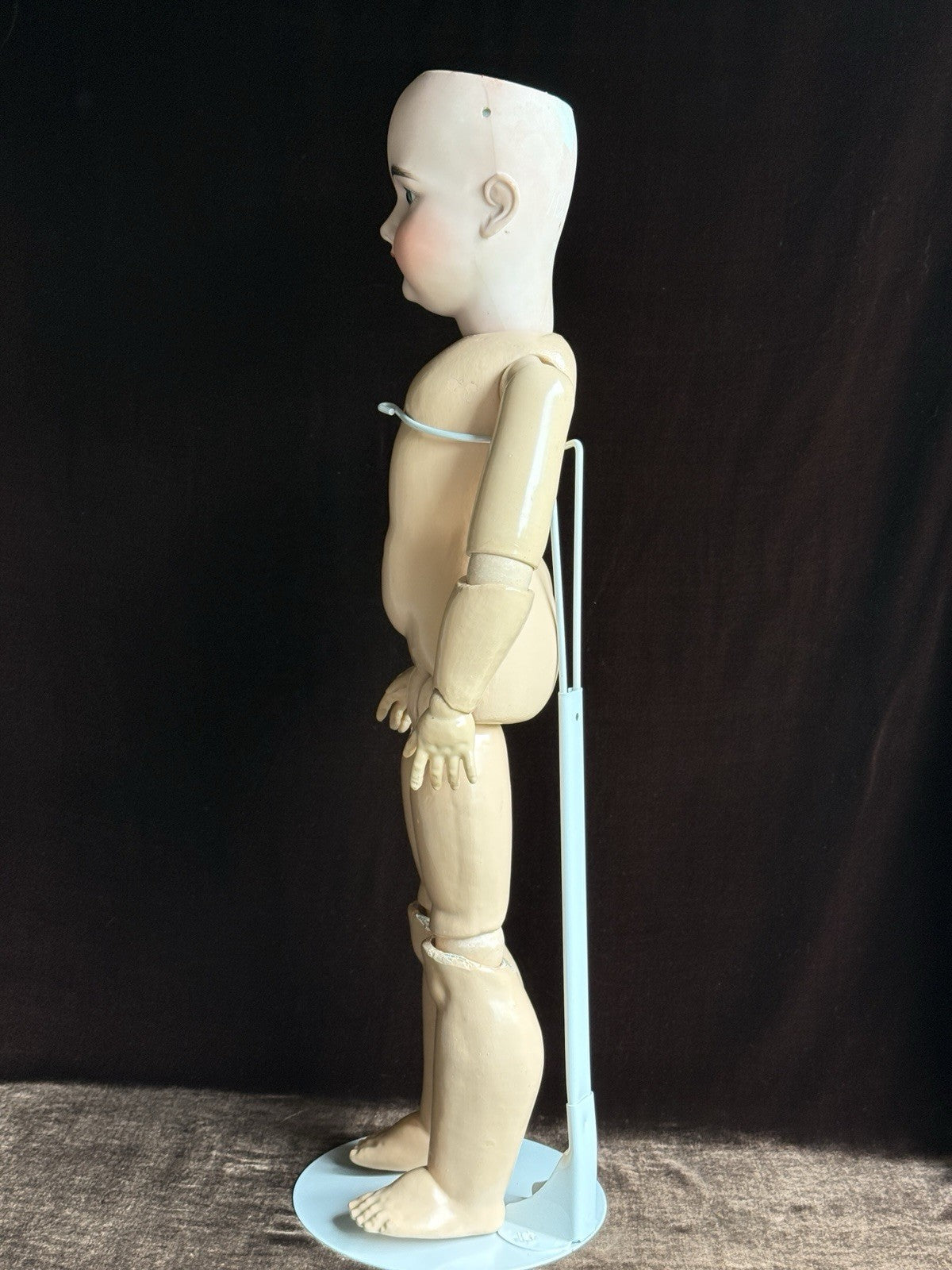 Large Antique German 27” Armand Marseille 390 Bisque Head Doll