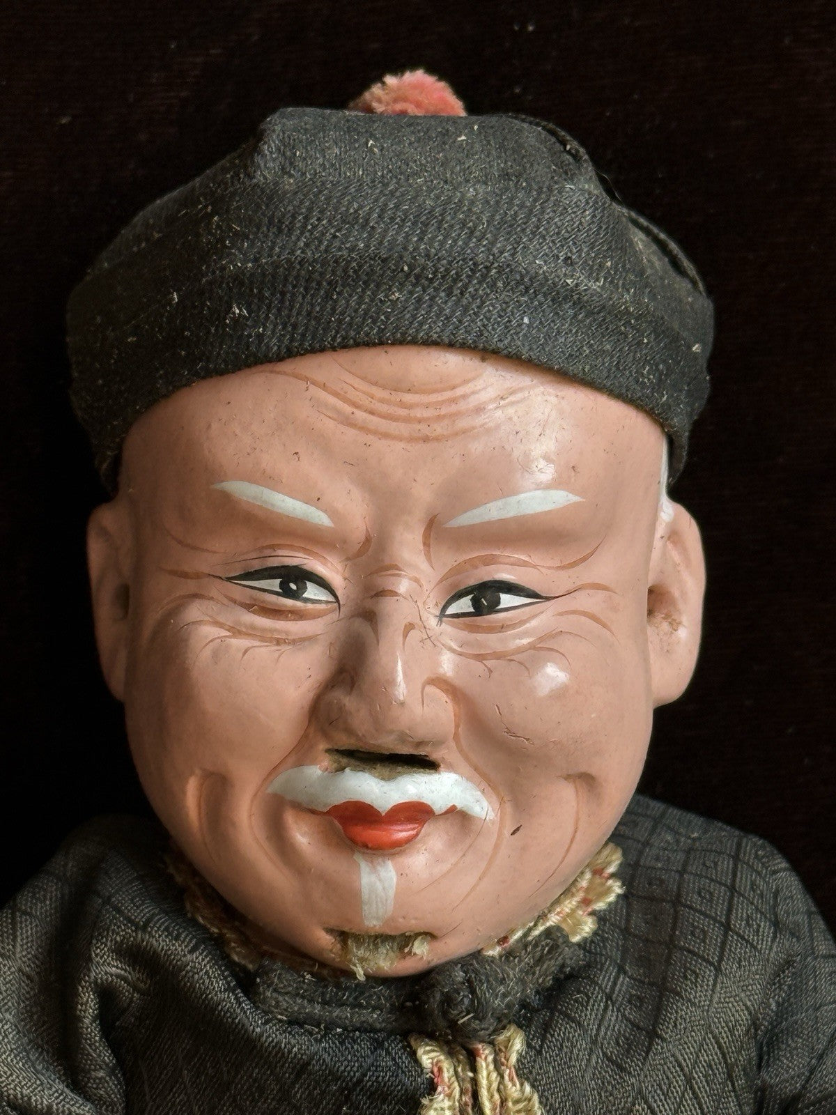 Pair of Vintage 10.5” Chinese Opera Dolls