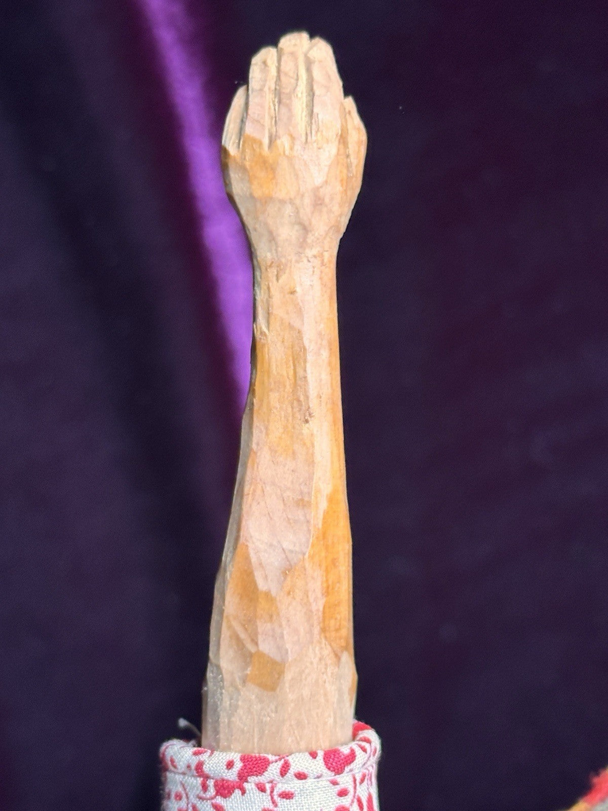 Vintage 1966 Hand-Carved 16” Peg-Jointed Grodnertal Style Wooden Peddler Doll