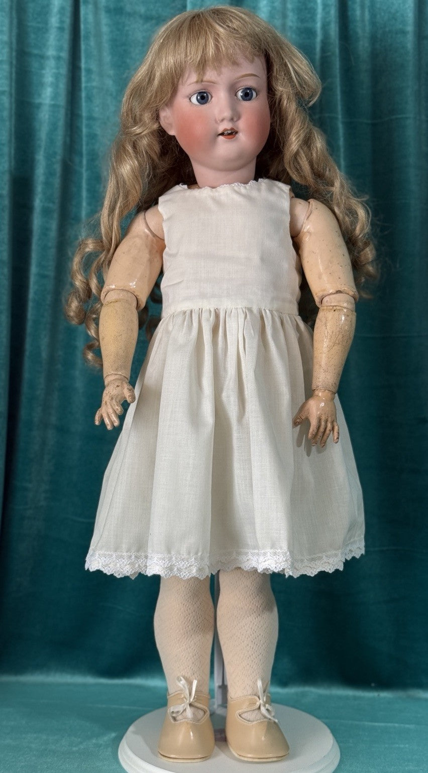 Antique Japan Bisque Head Morimura Brothers 25” Girl Doll