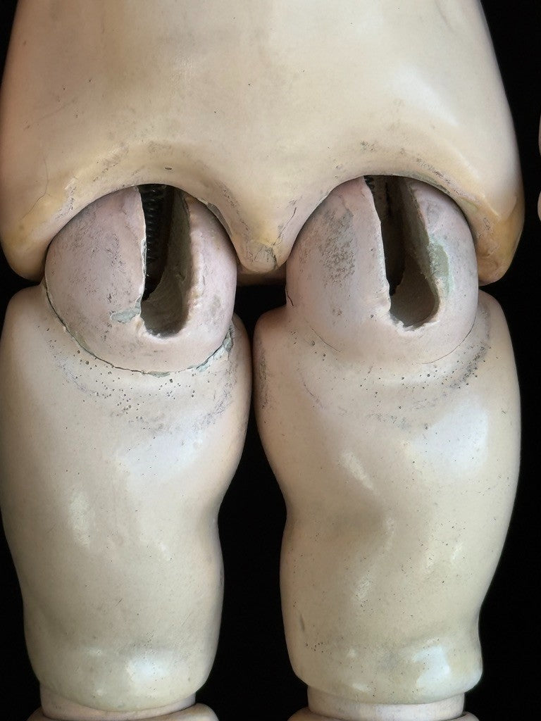 Antique German 16” Gebruder Heubach 10532 Bisque Head Character Doll