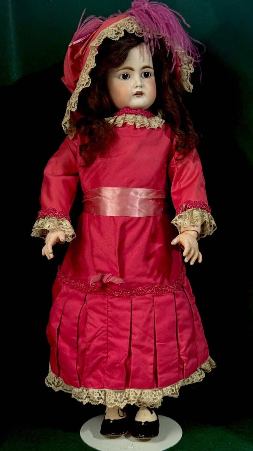 Antique German Kammer & Reinhardt 29” Doll Mold 192 Bisque Head Composition Body