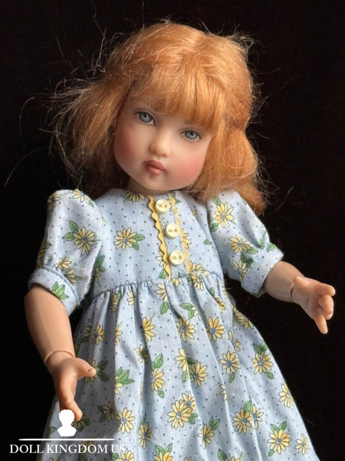 Collectible 12" Vinyl Helen Kish Azure Cascade Bethany Jointed Doll Redressed