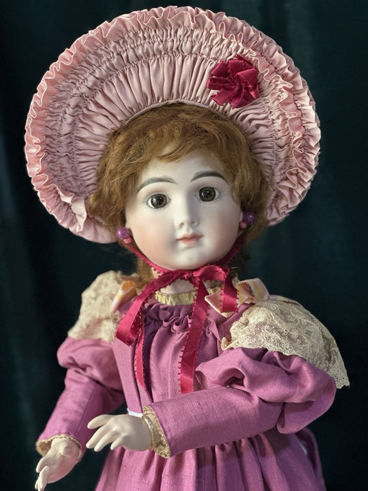 Vintage Reproduction of Antique French Andre Thuillier A.14.T. 24” Doll