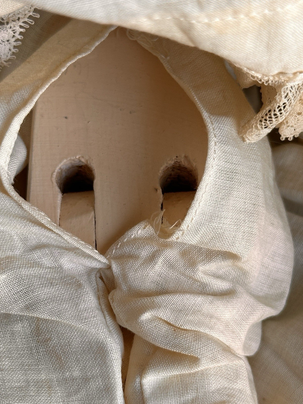 Hand-Carved 16.5” Peg-Jointed Grodnertal Style Wooden Reproduction Doll