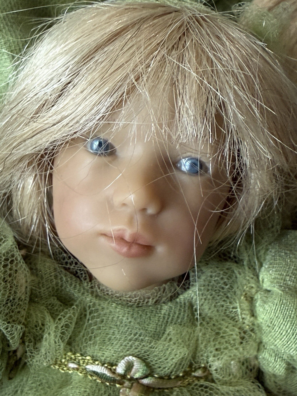 Vinyl Annette Himstedt Himmelschusselchen 2001 Club Member Collector 31” Doll