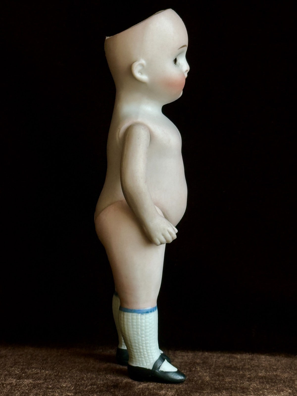 Antique German 6.25” Kestner All Bisque Mignonette Doll
