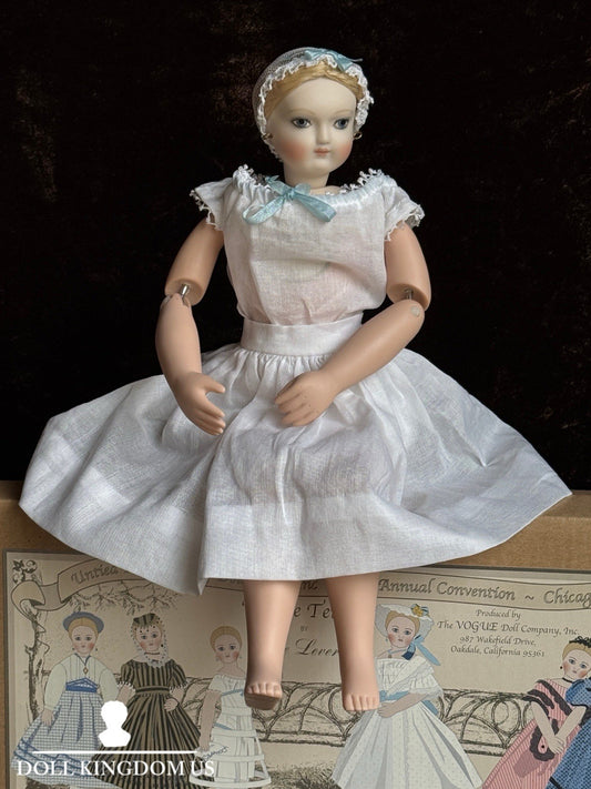 UFDCA 10” Alice Leverett Porcelain Jointed Marie Terese Fashion Doll In Box COA