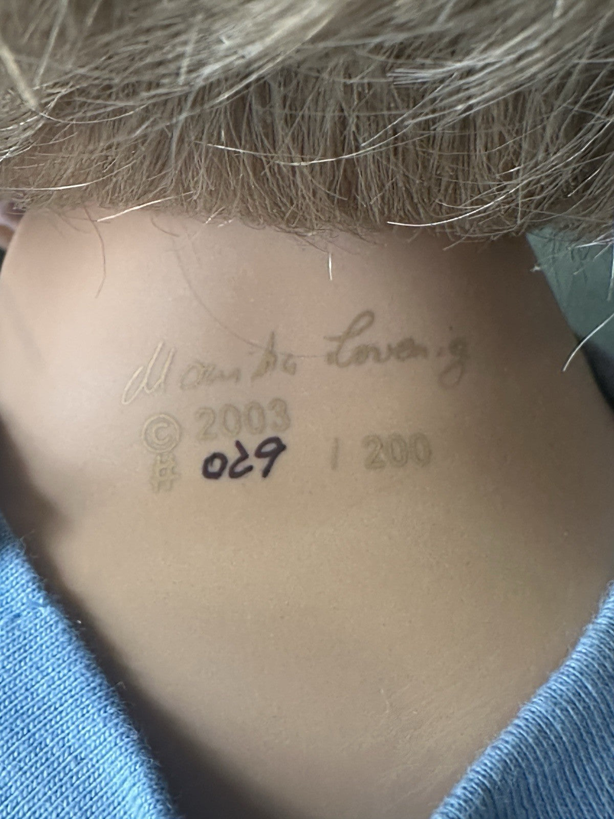 Artist Porcelain 33” Doll “Marcel” by Monika Levenig LE 200 Tag/COA