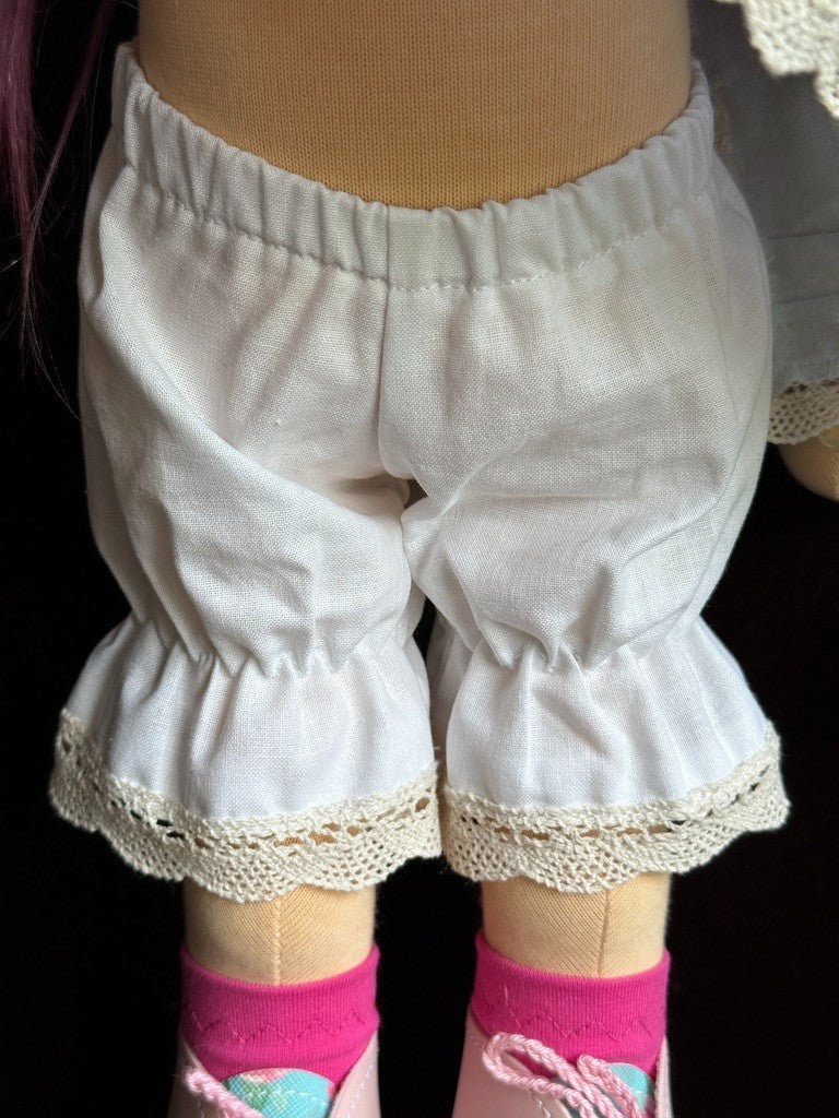 OOAK 19” Waldorf Style Cloth Handmade Doll