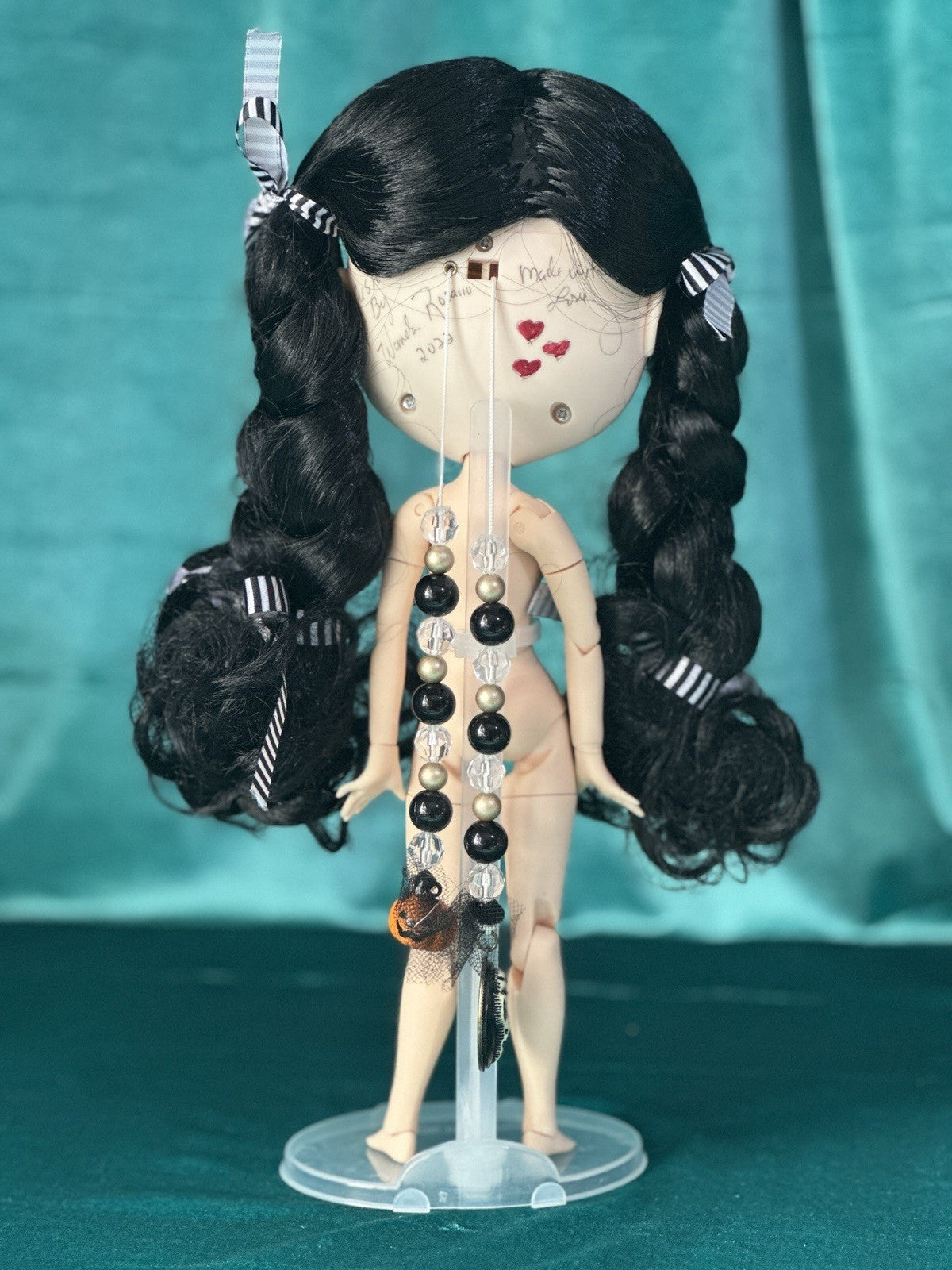 OOAK Custom Blythe 11” Artist BDJ Doll “Wednesday”
