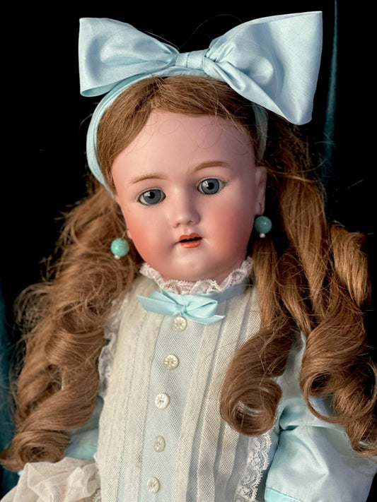Antique German Simon Halbig Heinrich  Handwerck Bisque Head 24” Doll